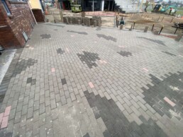 dry cast paved path