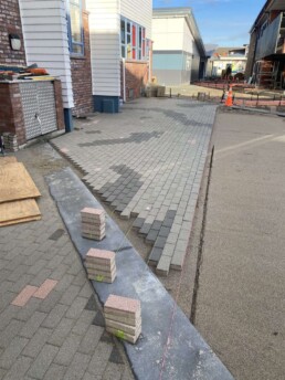 Tauranga boys high school pavers being constructed buy a1cc