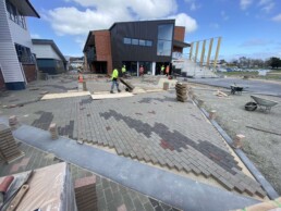 Tauranga boys high school pavers being constructed buy a1cc